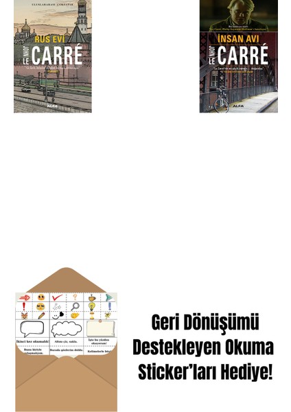 Rus Evi + Insan Avı + Okuma Sticker'ları