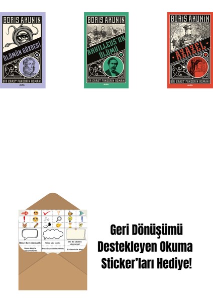 Ölümün Gözdesi + Ahhilleus’un Ölümü + Azazel + Okuma Sticker'ları