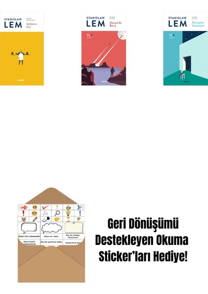 Sahibinin Sesi + Dünya’da Barış (Sl8) + Dönüşüm Hastanesi (Sl4) + Okuma Sticker'ları