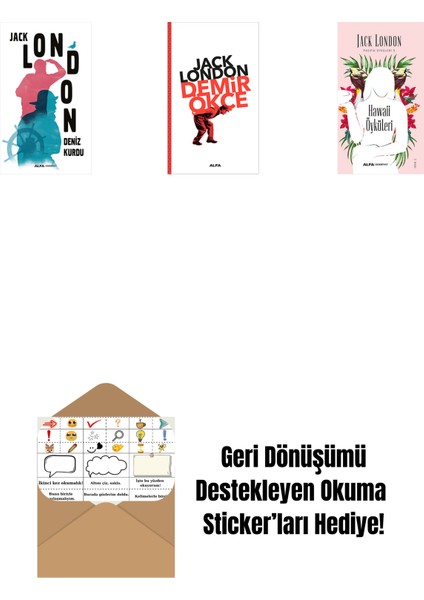 Deniz Kurdu + Demir Ökçe + Hawaii Öyküleri + Okuma Sticker'ları