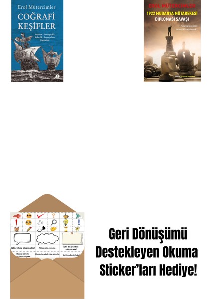 Coğrafi Keşifler + 1922 Mudanya Mütarekesi Diplomasi Savaşı + Okuma Sticker'ları