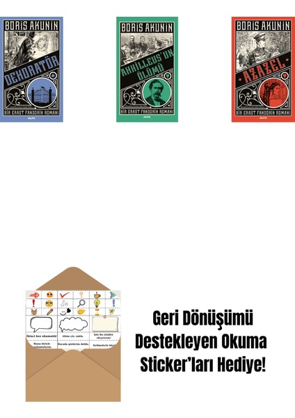 Dekoratör + Ahhilleus’un Ölümü + Azazel + Okuma Sticker'ları