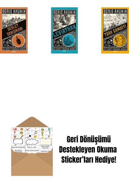 Devlet Danışmanı + Leviathan + Türk Gambiti + Okuma Sticker'ları