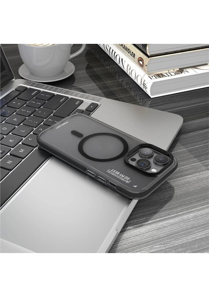 Newface iPhone 14 Pro Kılıf Blueo Friendly Magsafe Kapak - Beyaz