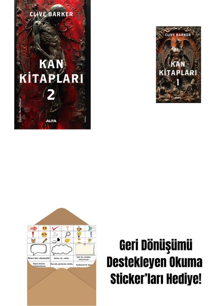 Kan Kitapları 2 + Kan Kitapları 1 + Okuma Sticker'ları