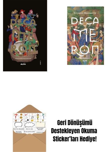 Decameron (Ciltli) + Decameron + Okuma Sticker'ları
