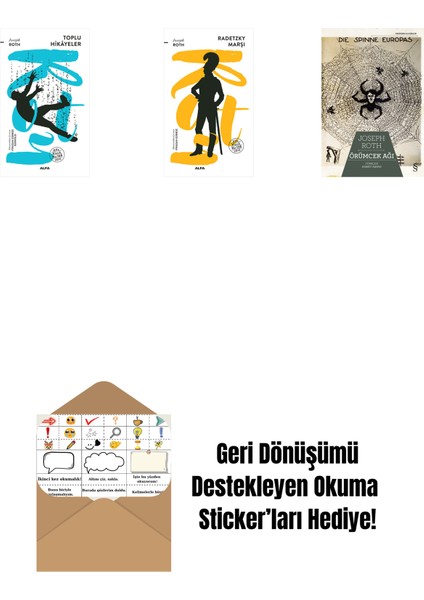 Toplu Hikayeler + Radetzky Marşı + Örümcek Ağı + Okuma Sticker'ları