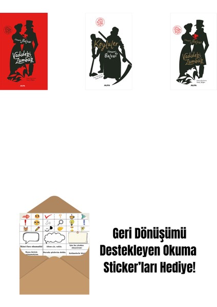 Vadideki Zambak (Ciltli) + Köylüler + Vadideki Zambak + Okuma Sticker'ları
