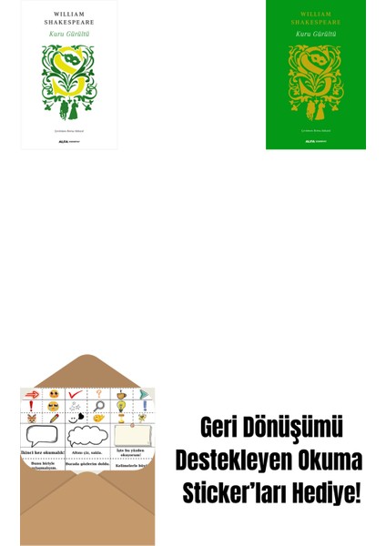 Kuru Gürültü + Şirret Evcilleşmesi (Ciltli) + Okuma Sticker'ları
