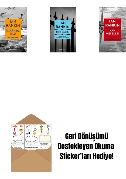 Imkânsız Ölü + Çıkış Müziği + Kan Meselesi + Okuma Sticker'ları