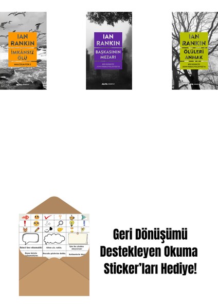 Imkânsız Ölü + Başkasının Mezarı + Ölüleri Anmak + Okuma Sticker'ları