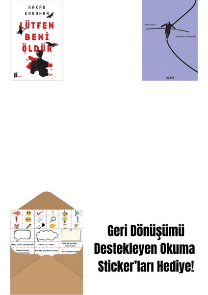 Lütfen Beni Öldür + Ama Öyle! + Okuma Sticker'ları