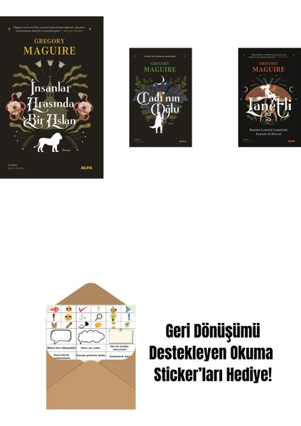 Cadı’nın Oğlu + Lanetli + Okuma Sticker'ları