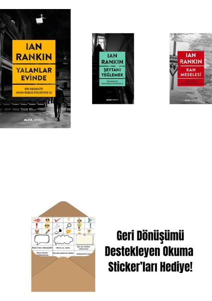 Yalanlar Evinde + Şeytanı Yeğlemek + Kan Meselesi + Okuma Sticker'ları