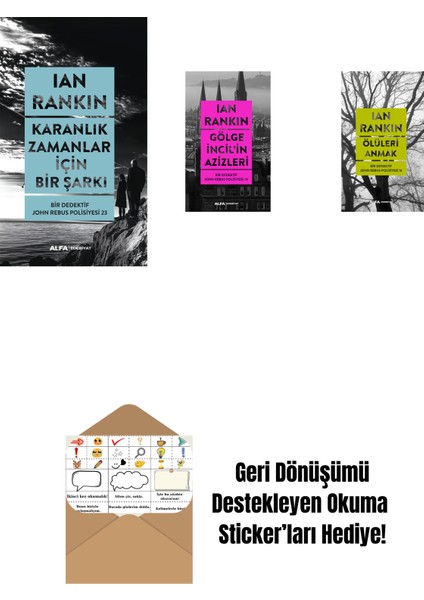 Karanlık Zamanlar Için Bir Şarkı + Gölge Incil'in Azizleri + Ölüleri Anmak + Okuma Sticker'ları