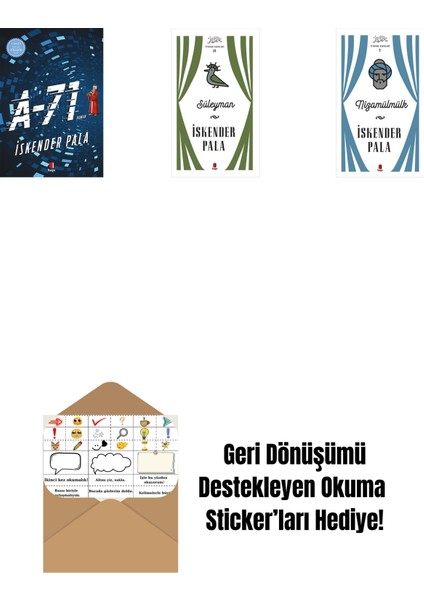 A-71 + Süleyman (Ciltli) + Nizamülmülk (Ciltli) + Okuma Sticker'ları