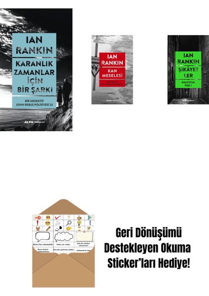 Karanlık Zamanlar Için Bir Şarkı + Kan Meselesi + Şikâyetler + Okuma Sticker'ları