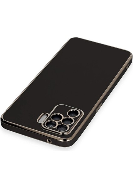Newface Oppo Reno 5 Lite Kılıf Volet Silikon - Siyah