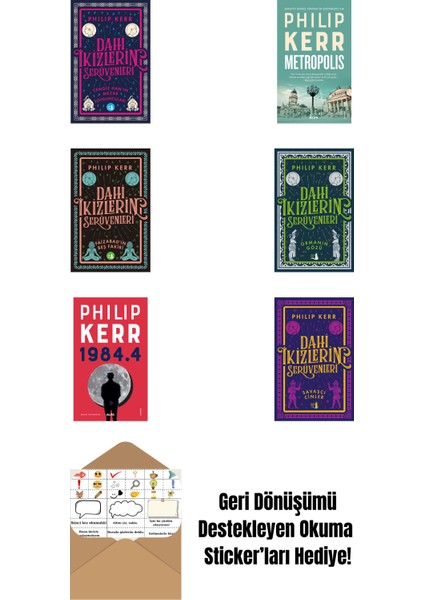 Philip Kerr 6 Kitap Set + Okuma Sticker'ları