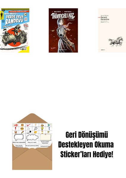 Derde Deva Randevu No- 4 + Tabancalı Kız + Garanti Karantina + Okuma Sticker'ları