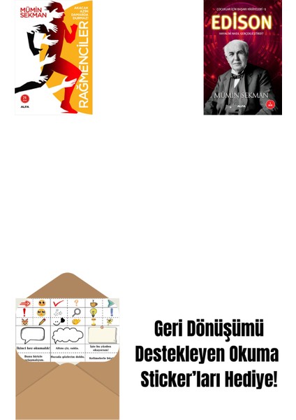 Rağmenciler - Akacak Azim Damarda Durmaz! + Edison + Okuma Sticker'ları