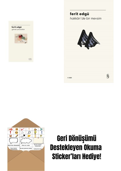 Görsel Yolculuklar + Hakkâri'de Bir Mevsim + Okuma Sticker'ları