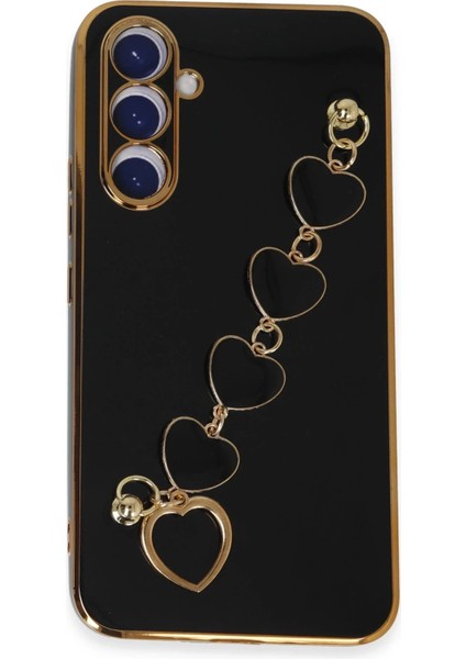 Newface Samsung Galaxy A54 5g Kılıf Esila Silikon - Siyah