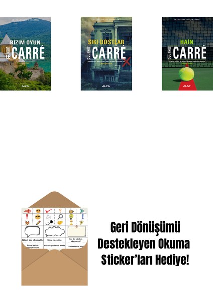 Bizim Oyun + Sıkı Dostlar + Hain + Okuma Sticker'ları