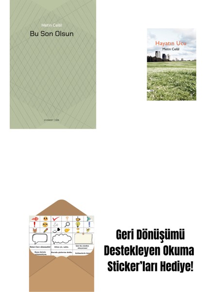 Bu Son Olsun + Hayatın Ucu + Okuma Sticker'ları