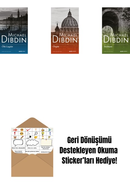 Ölü Lagün + Örgüt + Intikam + Okuma Sticker'ları