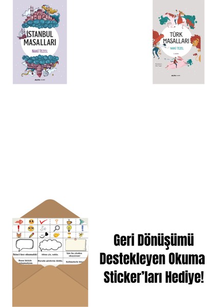 Istanbul Masalları + Türk Masalları (Ciltli) + Okuma Sticker'ları
