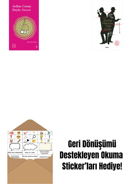 Everest Açıkhava 37 - Parazit + Sherlock Holmes’un Vaka Kitabı + Okuma Sticker'ları