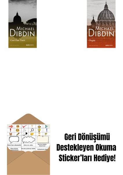 Cosi Fan Tutti + Örgüt + Okuma Sticker'ları