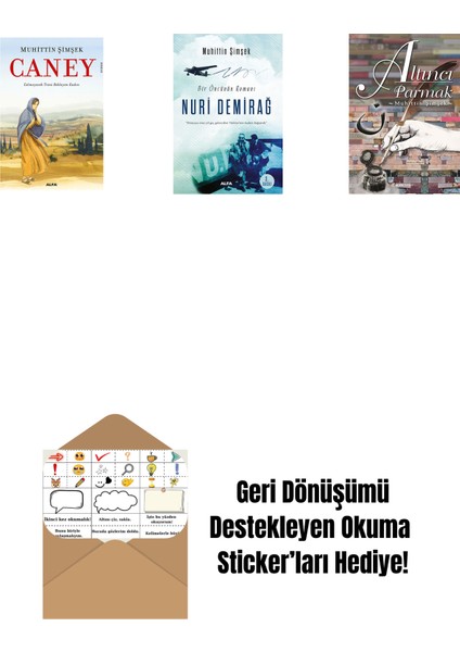 Caney + Nuri Demirağ + Altıncı Parmak + Okuma Sticker'ları