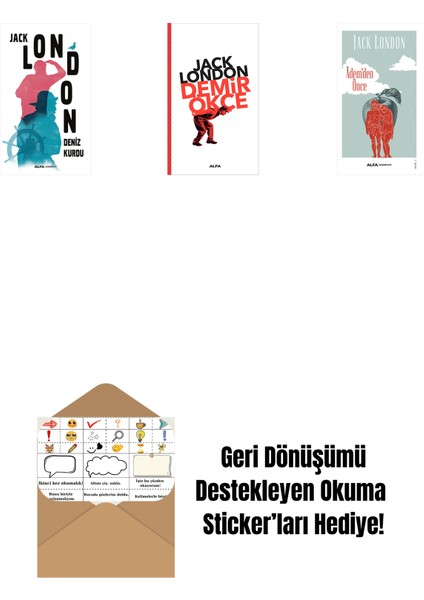 Deniz Kurdu + Demir Ökçe + Âdem'den Önce + Okuma Sticker'ları