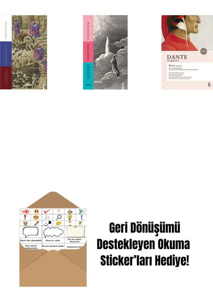 Ilahi Komedya + Ilahi Komedya - Cennet + Rime Şiirler + Okuma Sticker'ları
