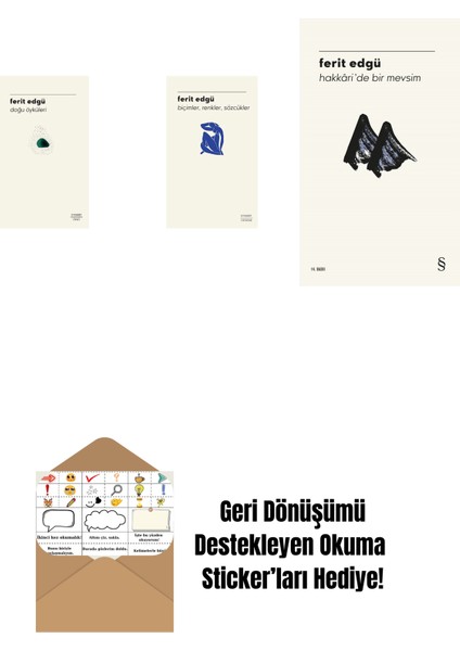Doğu Öyküleri + Biçimler, Renkler, Sözcükler + Hakkâri'de Bir Mevsim + Okuma Sticker'ları