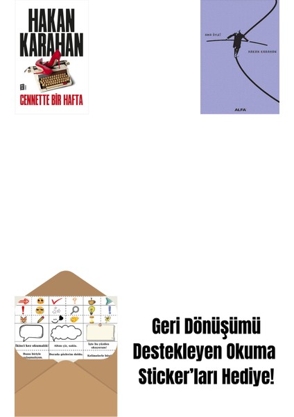 Cennette Bir Hafta + Ama Öyle! + Okuma Sticker'ları