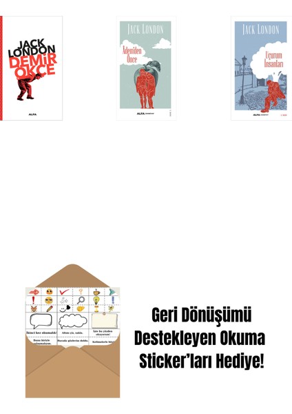 Demir Ökçe + Âdem'den Önce + Uçurum Insanları + Okuma Sticker'ları
