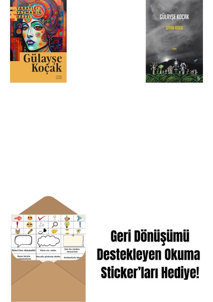 Yaratıcı Yazmanın Hazzı + Siyah Koku + Okuma Sticker'ları