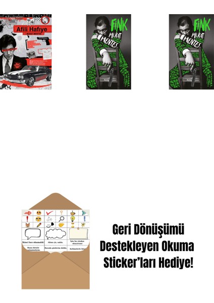 Afili Hafiye + Fink + Fink + Okuma Sticker'ları