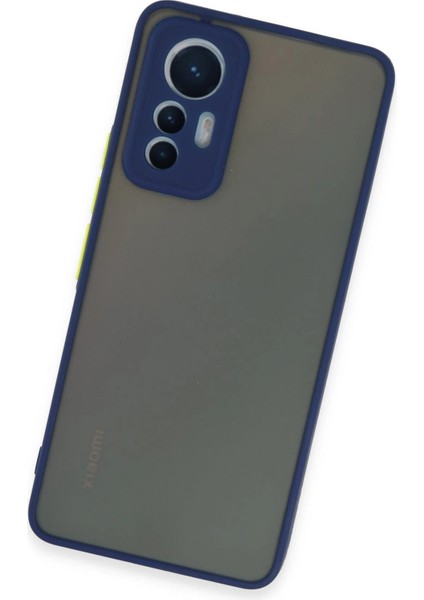 Newface Xiaomi Mi 12 Lite Kılıf Montreal Silikon Kapak - Lacivert modelleri