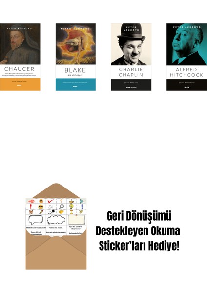 Peter Ackroyd 4 Kitap Set + Okuma Sticker'ları