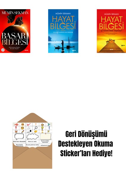 Başarı Bilgesi + Hayat Bilgesi 2 + Hayat Bilgesi + Okuma Sticker'ları