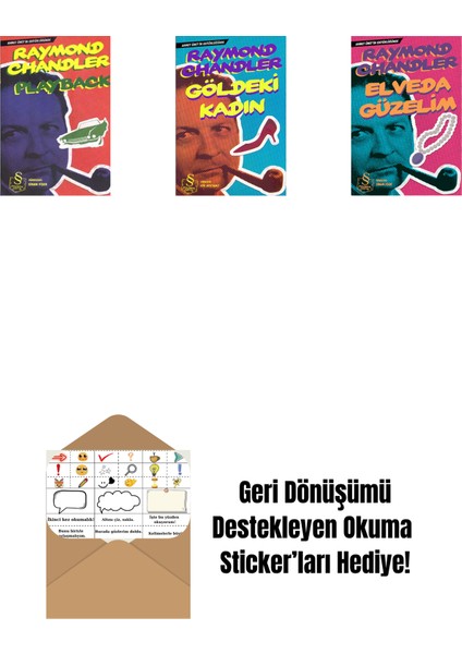 Playback (Cep Boy) + Göldeki Kadın (Cep Boy) + Elveda Güzelim (Cep Boy) + Okuma Sticker'ları