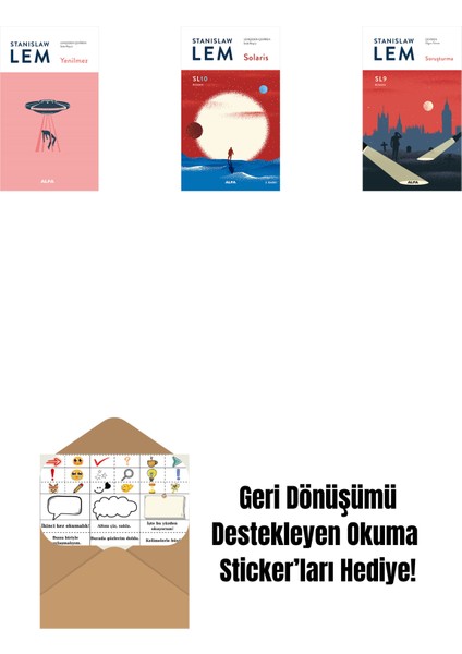 Yenilmez + Solaris (SL10) + Soruşturma (Sl9) + Okuma Sticker'ları
