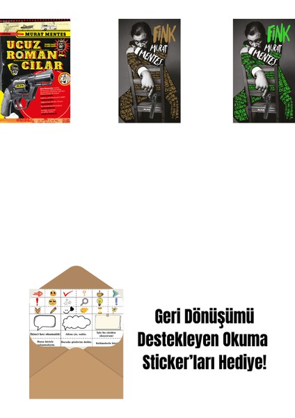 Ucuz Romancılar + Fink (Ciltli) + Fink + Okuma Sticker'ları