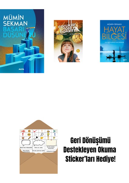 Başarı Düşünürü + Çocuklar Nasıl Başarır? + Hayat Bilgesi 2 + Okuma Sticker'ları