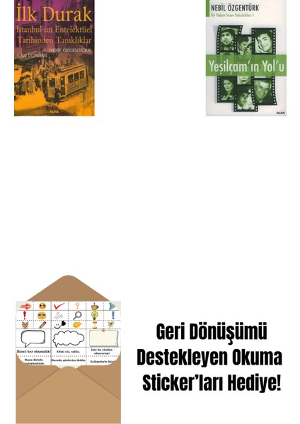 Ilk Durak + Yeşilçam'ın Yol'u + Okuma Sticker'ları