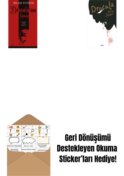 Dracula’nın Konuğu + Dracula + Okuma Sticker'ları
